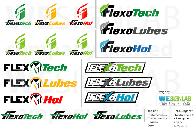 ͡Ẻ Flexo tech Flexo Lube, Flexo Hol