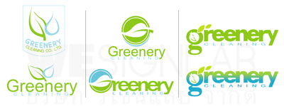 Greenery logo design by WEsignlab